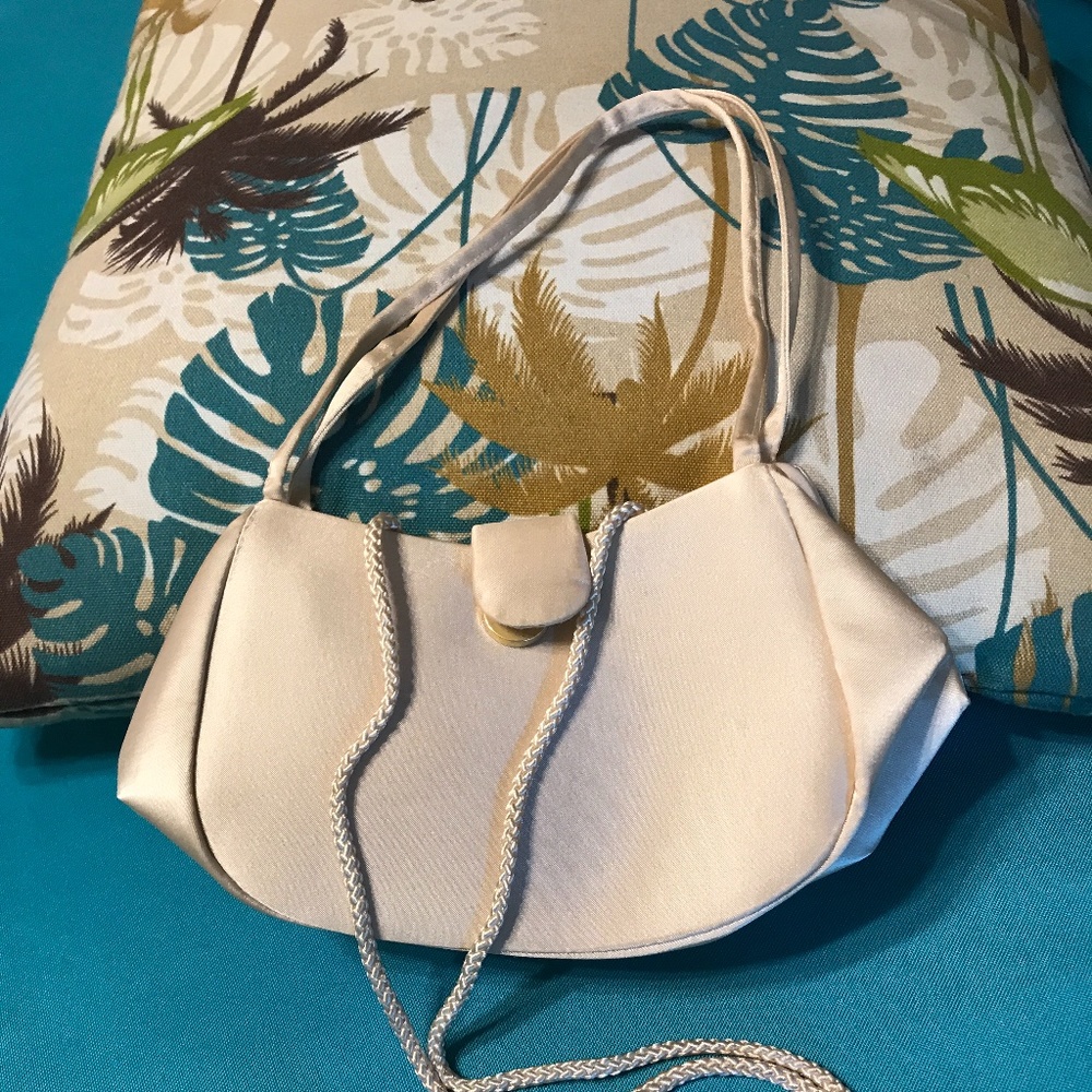 Small Evening Bag with Handle AND Strap-used ONCE